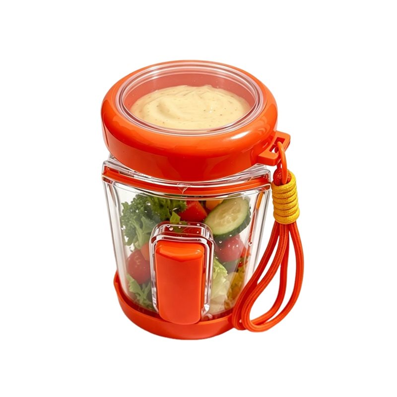 Meal Prep Jar Salad - ABDJ-Lekvrije Saladepot Draagbare Saladepot Met Dressingcontainer