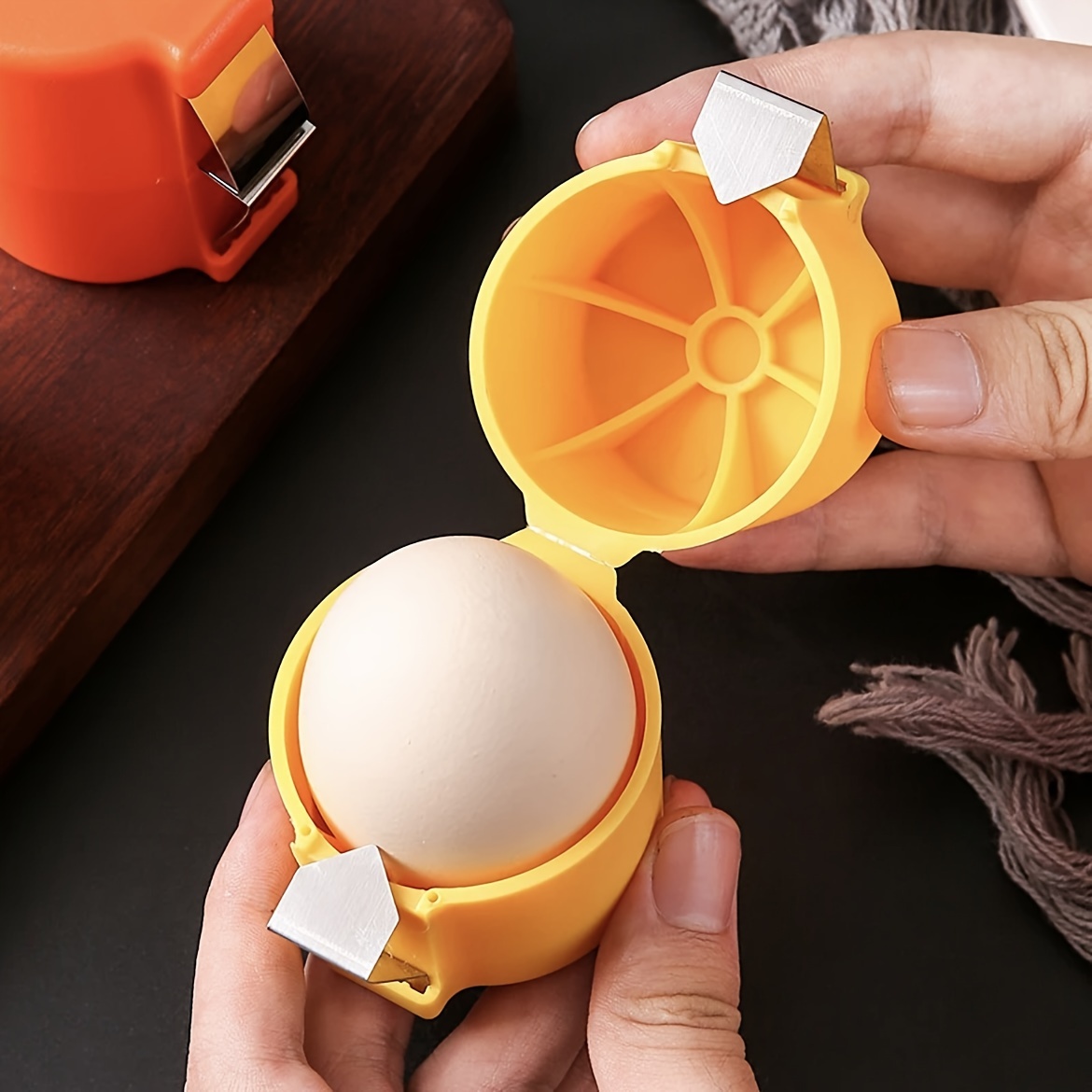 Meal Prep Eggs - 3 stuks/1 stuk RVS Eierschaal Scheider