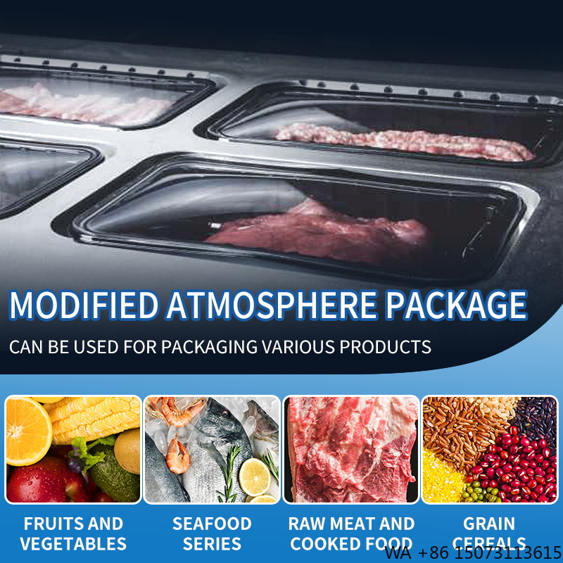 Meal Prep Seafood - Volledig automatische vacuüm MAP-verpakking voor voedsel,