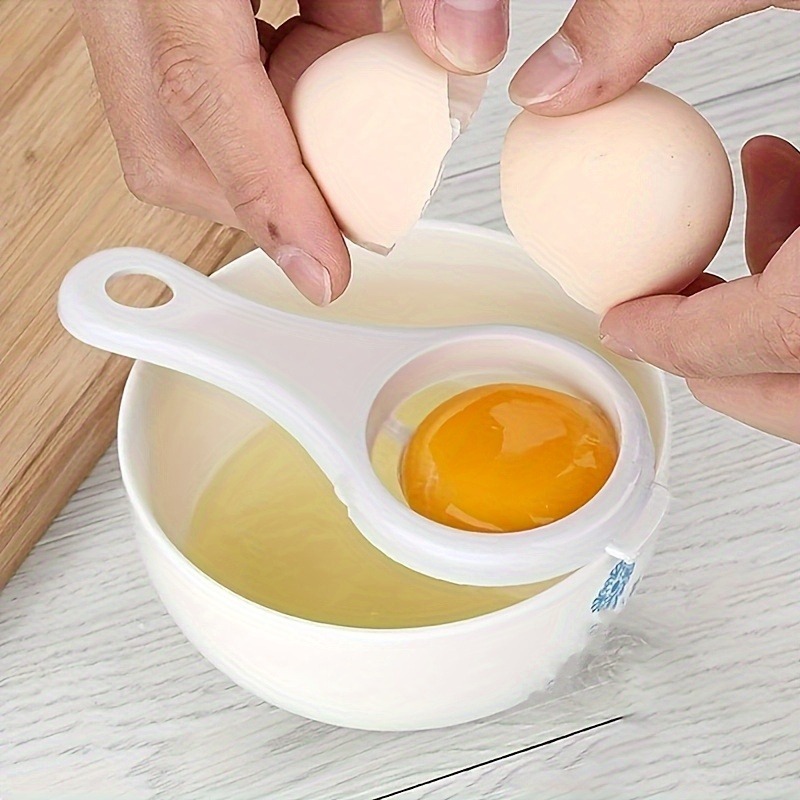 Meal Prep Eggs - 1/3 Stuks Eiwit- en Eigeleide-Scheider, Plastic