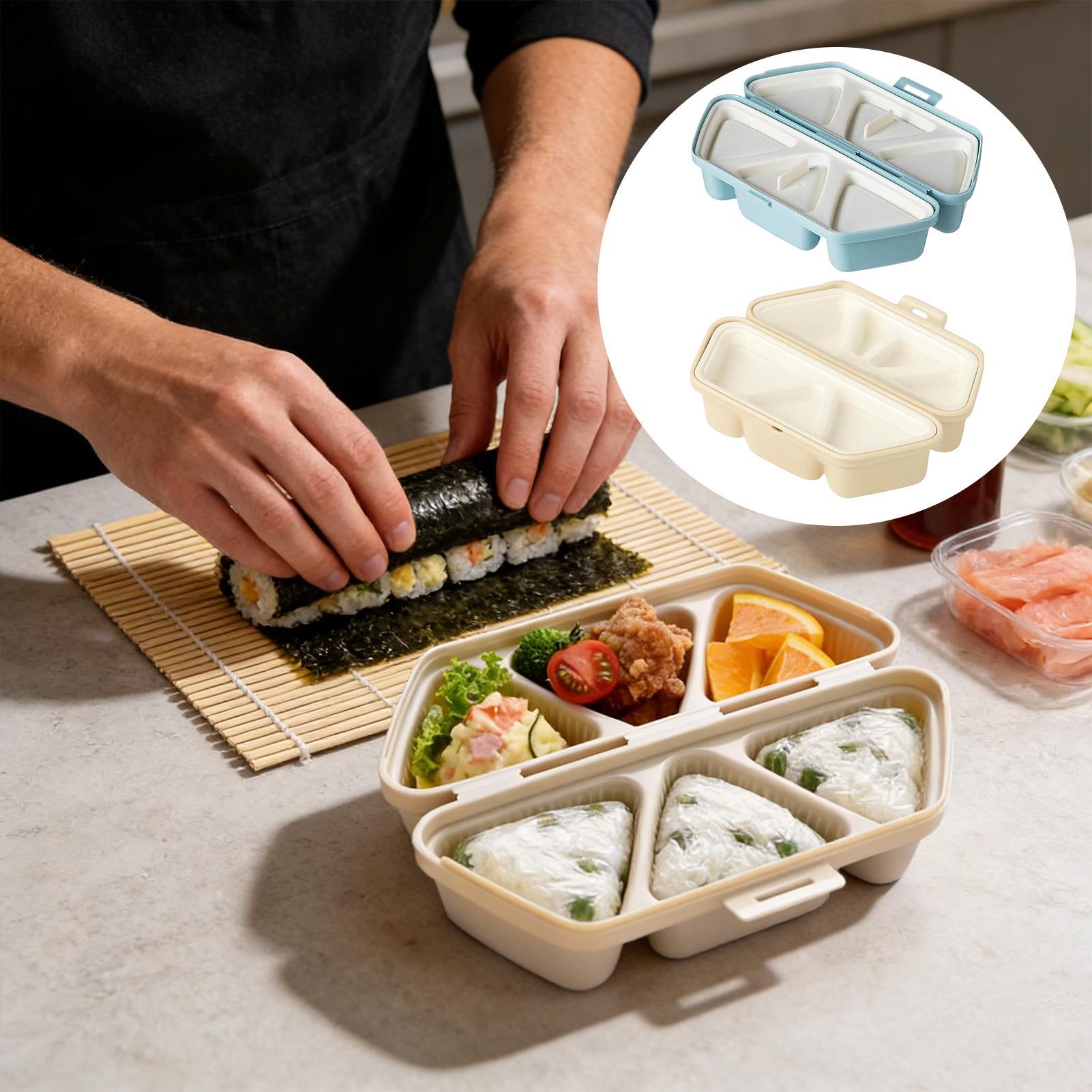 Meal Prep Rice - Sushi Mold Maker 6-holte Driehoek Rijst
