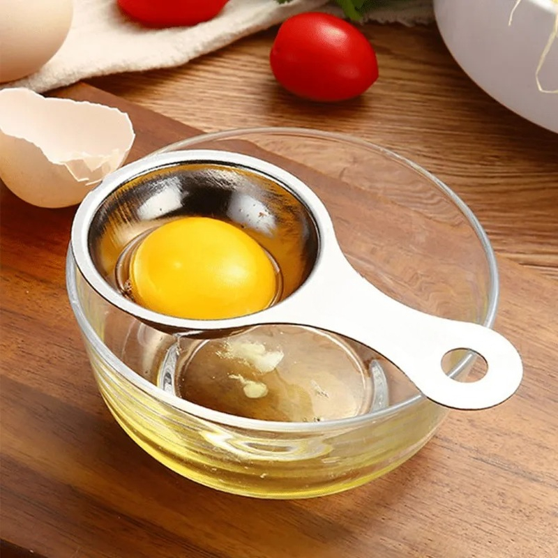 Meal Prep Eggs - 1 st roestvrijstalen eierscheider, dooier witte