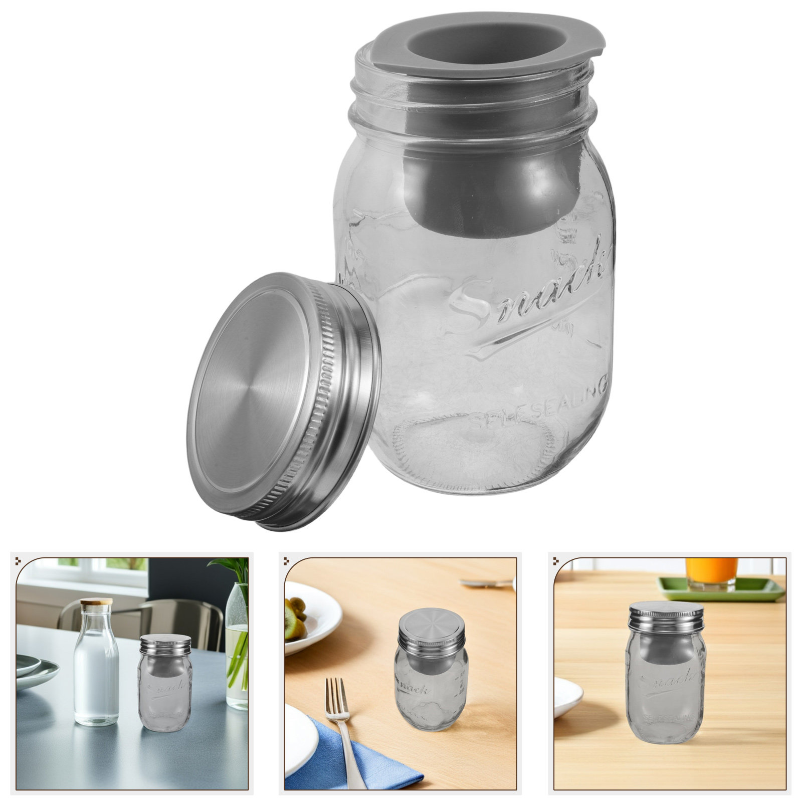 16 Fl Oz glazen saladevoorbere - Meal Prep Jar Salad recensie en prijs