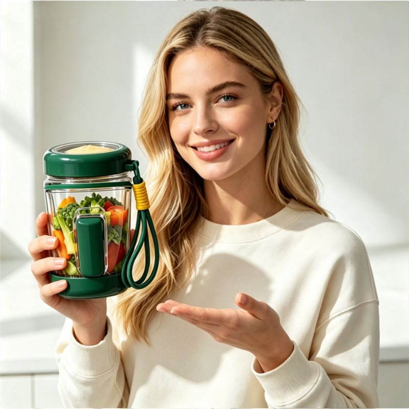 ABDJ-Lekvrije Saladepot Draagb - Meal Prep Jar Salad recensie en prijs