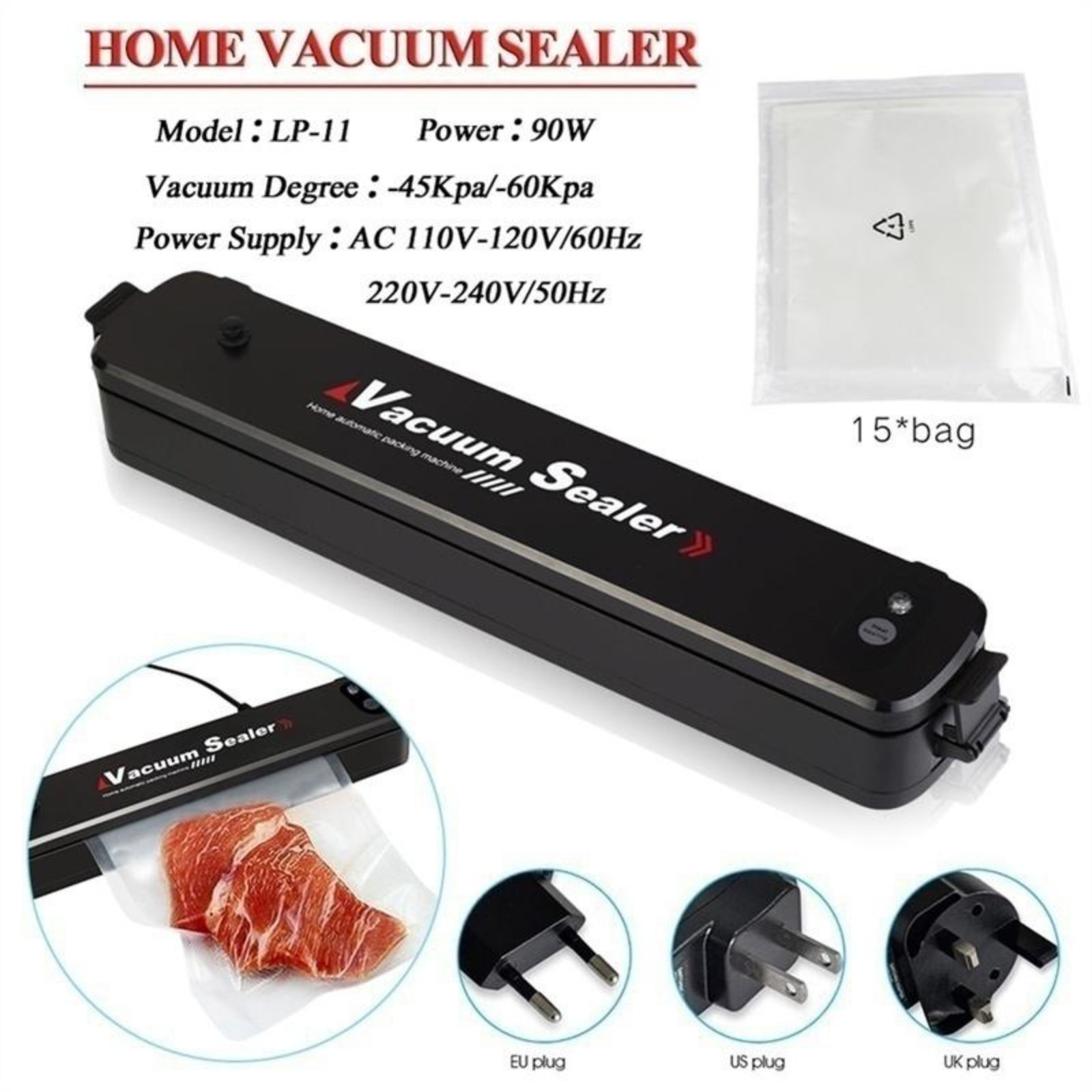 Automatische vacuümsealmachine - Meal Prep Vacuum Seal Containers recensie en prijs