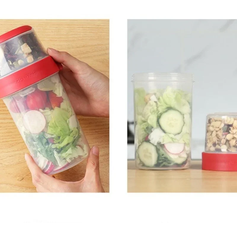 Draagbare Plastic Ontbijt Cup  - Meal Prep Oatmeal Jars recensie en prijs