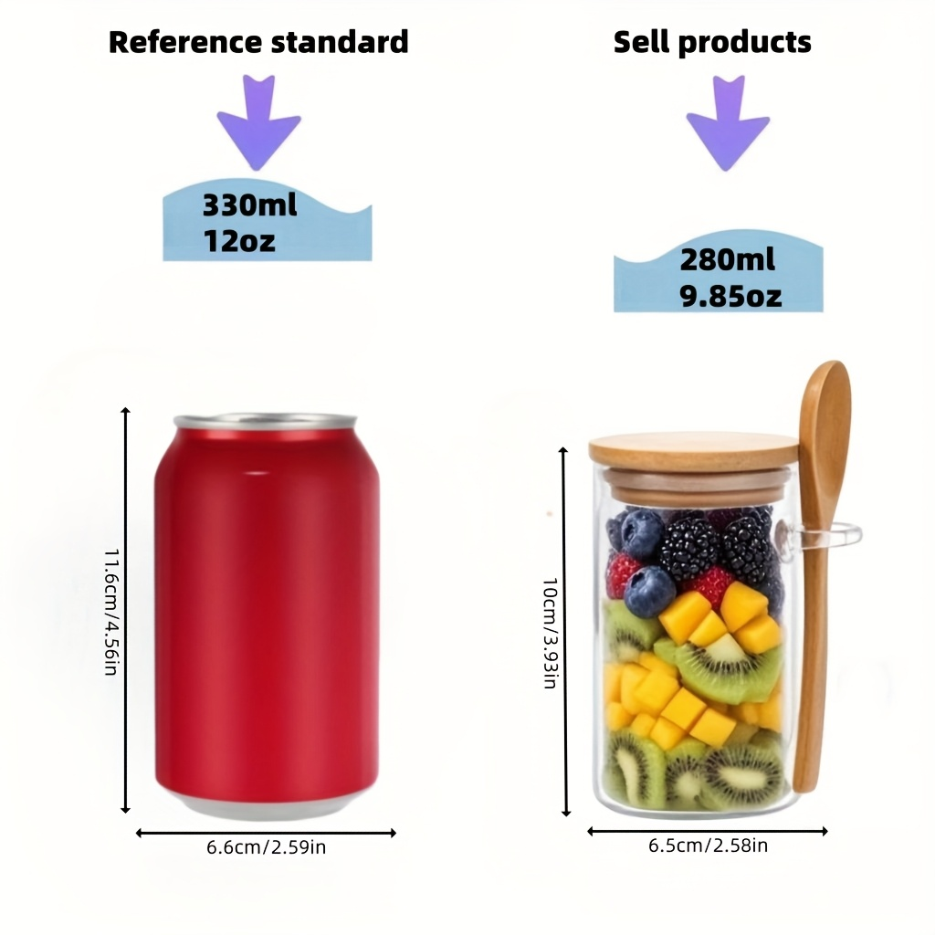 4/8/12 stuks, ontbijtbakjes va - Meal Prep Oatmeal Jars recensie en prijs