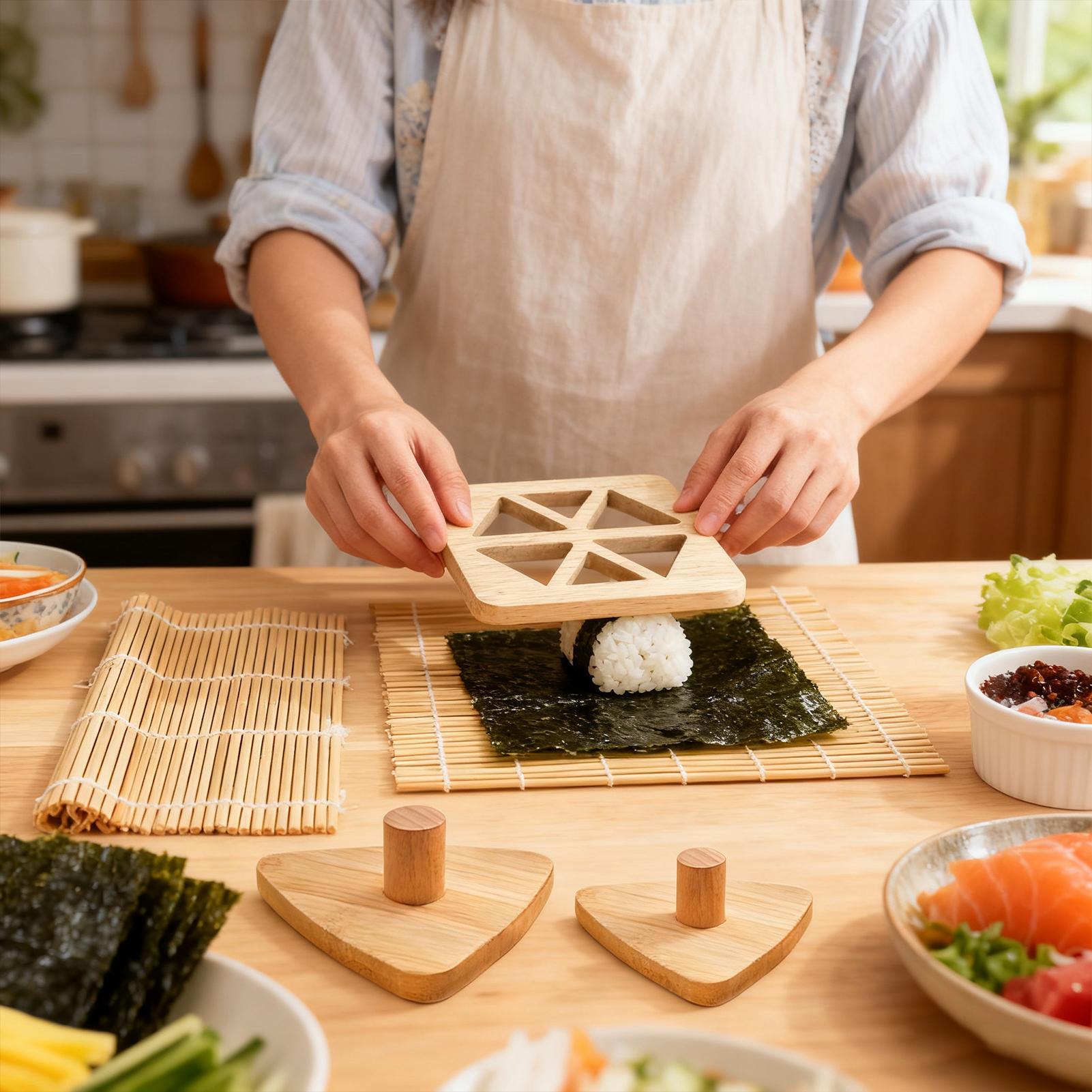 Riceball Mold Klassieke Houten - Meal Prep Rice recensie en prijs