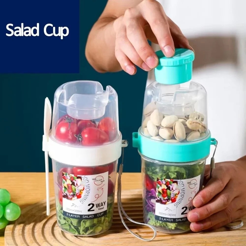 Draagbare Salade Cup Ontbijt C - Meal Prep Oatmeal Jars recensie en prijs