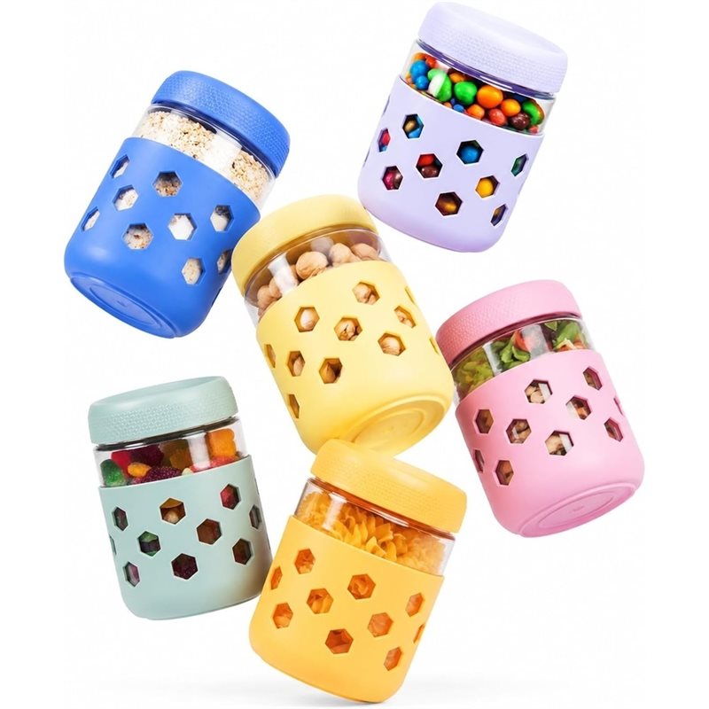 LLCS-glazen potten met luchtdi - Meal Prep Oatmeal Jars recensie en prijs