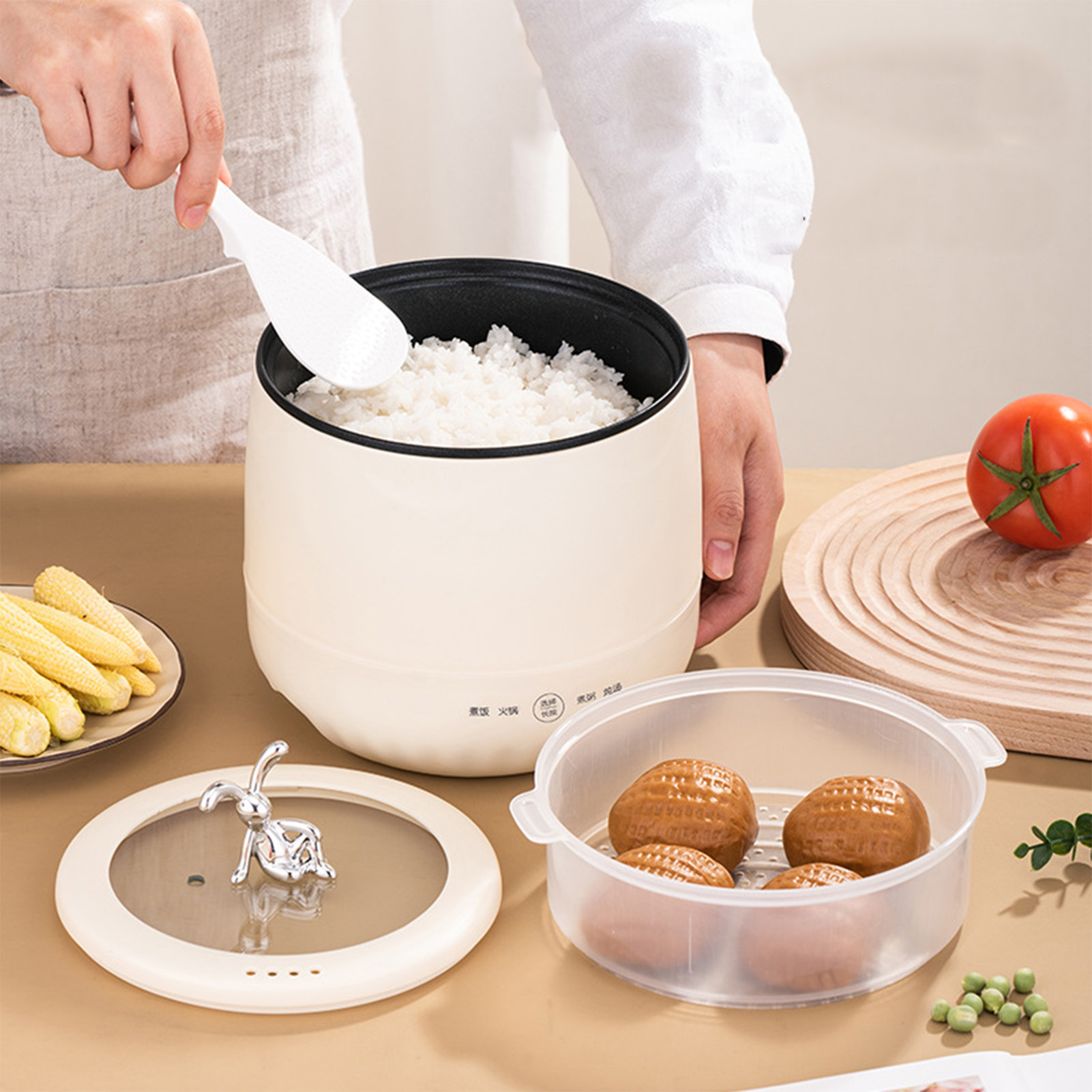 Slimme elektrische mini-rijstk - Meal Prep Rice recensie en prijs