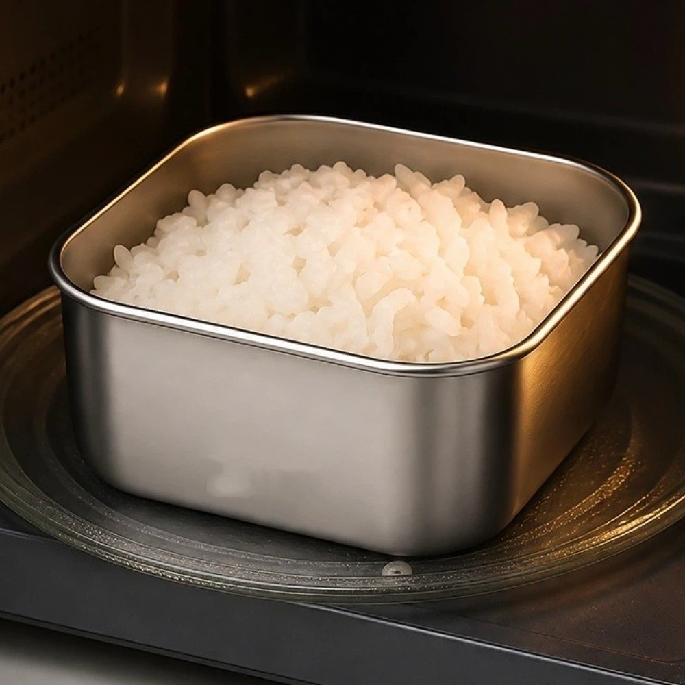 Siliconen deksel, roestvrijsta - Meal Prep Rice recensie en prijs