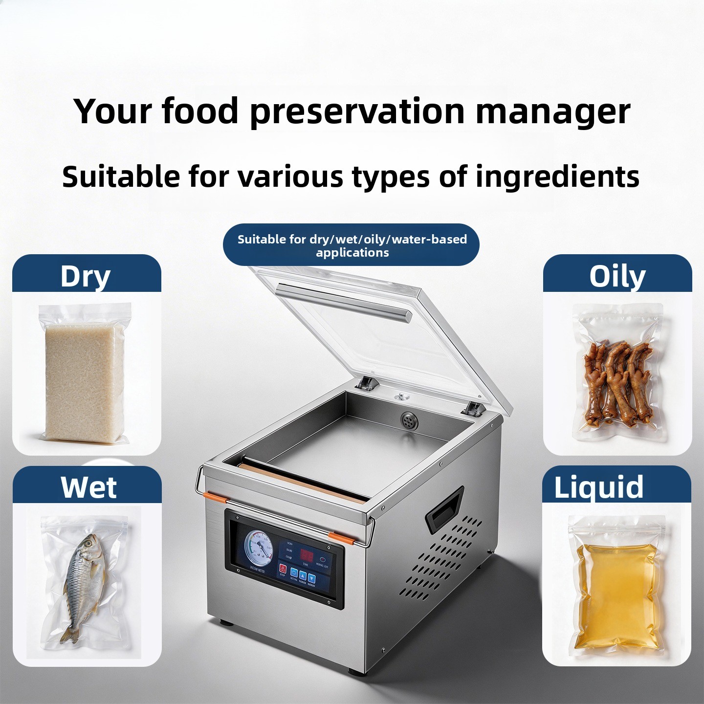 RVS Vacuümsealmachine voor thu - Meal Prep Seafood recensie en prijs