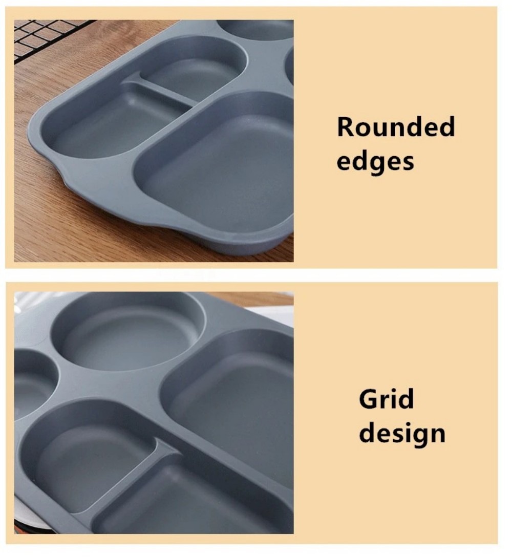 Herbruikbare bord met 5 compar - Meal Prep For Weight Loss recensie en prijs