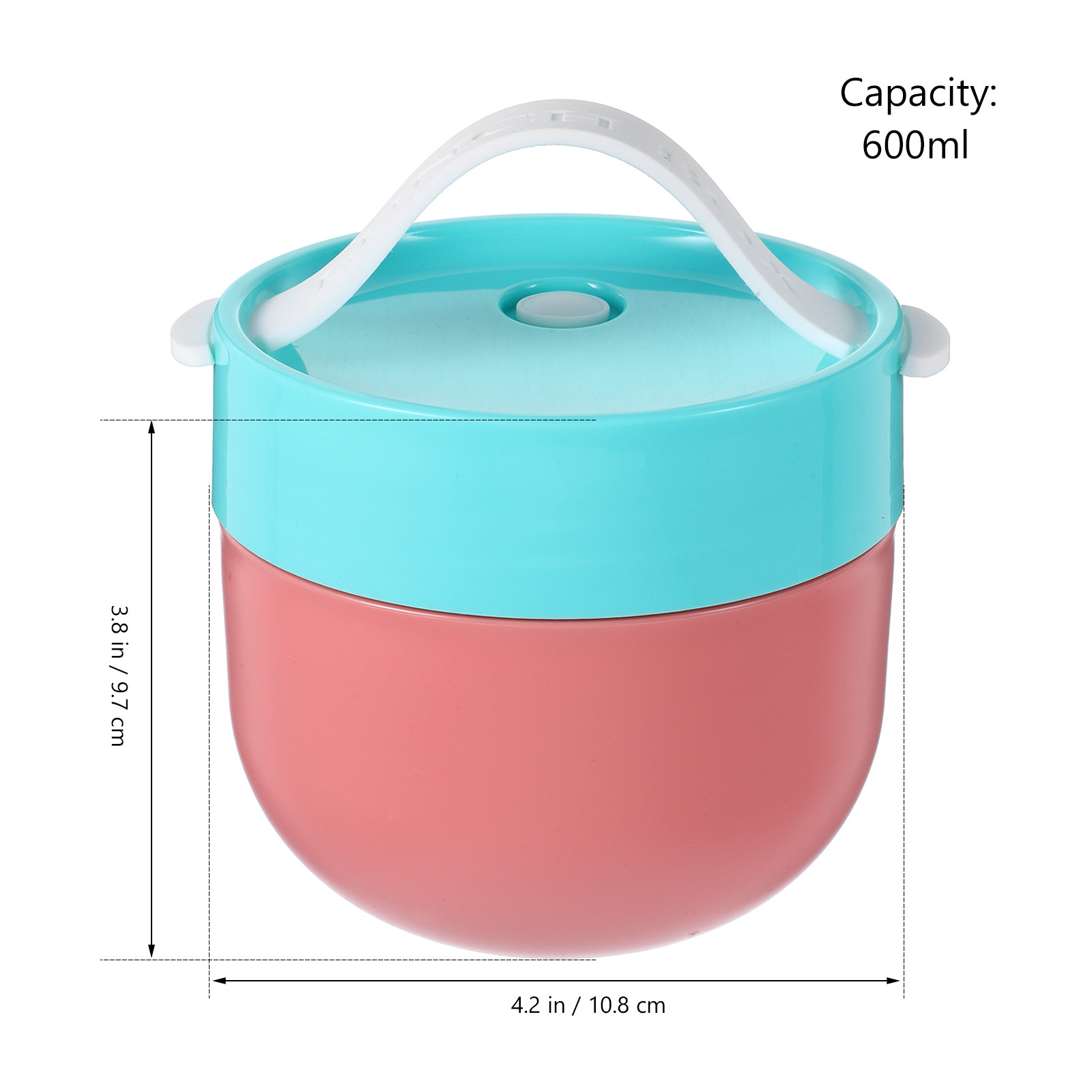 600 ml ontbijtbakje voor ontbi - Meal Prep Jar Salad recensie en prijs