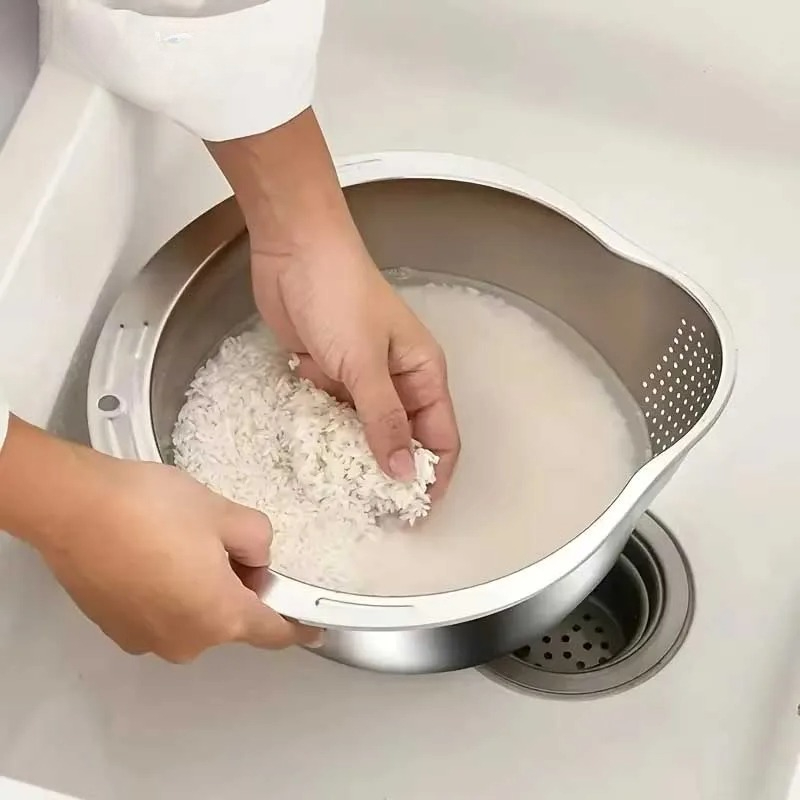 Roestvrijstalen rijstwasser, v - Meal Prep Rice recensie en prijs
