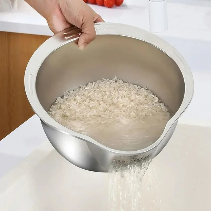 Roestvrijstalen rijstwasser, v - Meal Prep Rice recensie en prijs
